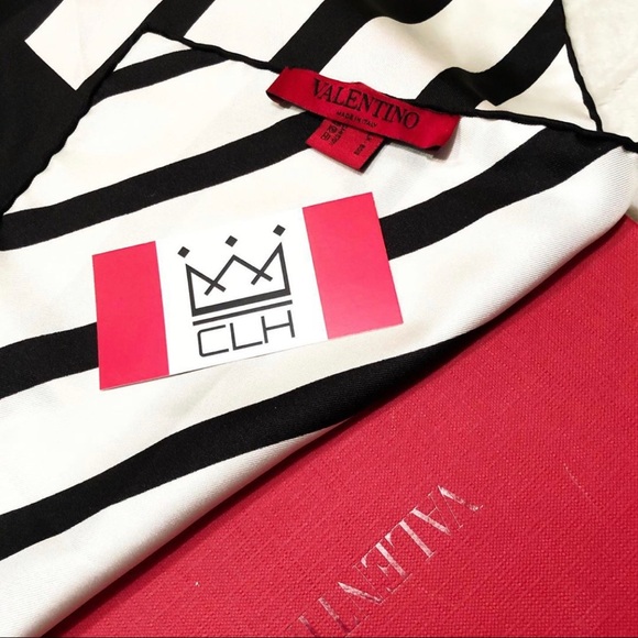 VALENTINO SILK SCARF - Picture 5 of 5